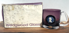 HRH Philip Duke Of Edinburgh Wedgwood Glass Tankard Purple Glass Mug Ltd Edition
