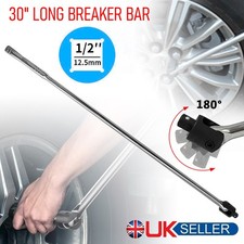 Power Breaker Bar 30" Extra Long Handle Breaker Bar Flexi Head Knuckle Wrench