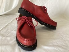 Paraboot Michaei shoes red leather attention foot p 38.5 and 39 (4.5 and 5.5)