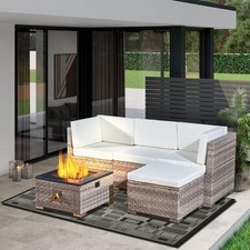 4-Piece Outdoor Rattan Sofa