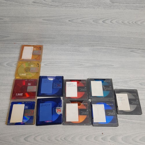 Joblot used minidiscs - of,