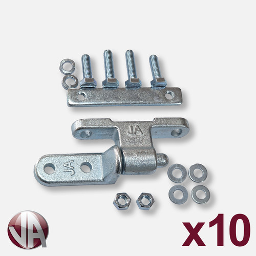 Tailgate hinge set - set, with