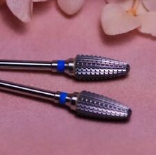 Carbide Nail Drill Bit Blue Medium Silver Gel acrylic removal Corn Type 2 1pc