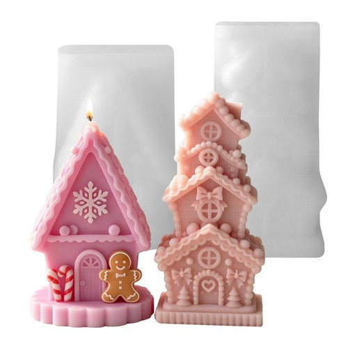 Christmas silicone candle - silicone,