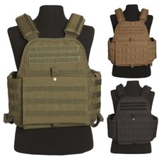 Mil-Tec MOLLE Plate Carrier Vest Airsoft Tactical Military Combat Adjustable
