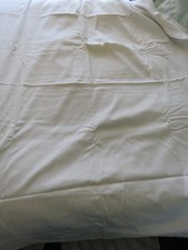 Vintage white cream Linen