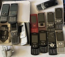 Retro Samsung Slider Phones - SGH-D600 D500 Ultra G600 J700 G900 - Joblot x14