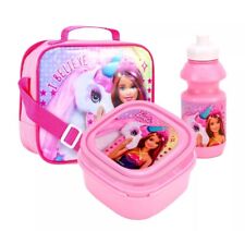 Girls Lunch Box and Bottle Set