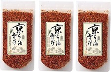 KYOTO SPRINKLE RICE SEASONING CHILLI FURIKAKE RA-YU RAYU OIL MAIKO 3 bag set