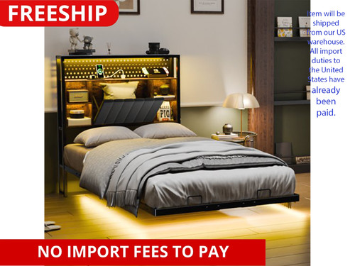 Floating platform bed frame - floating,
