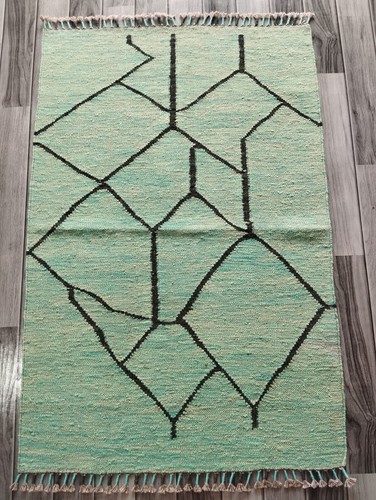 Modern handmade afghan - modern, afghan/turkish