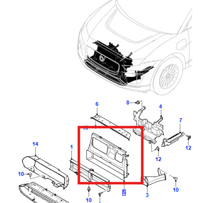 Genuine jaguar pace cooling - genuine,