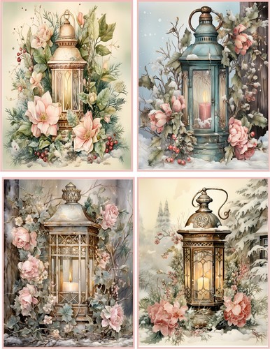 Christmas shabby chic pink - 8,
