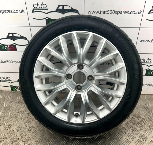 Fiat 500 alloy wheel - fiat,