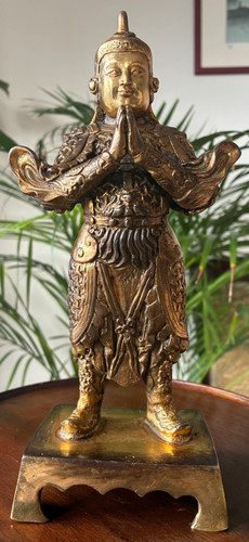 Antique chinese gilt - antique, bronze