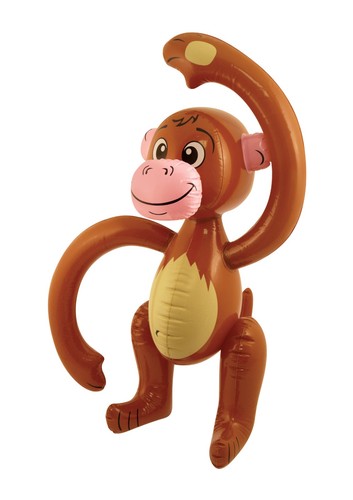 Inflatable blow monkey - inflatable, up