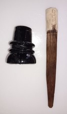 Threadless Black Glass