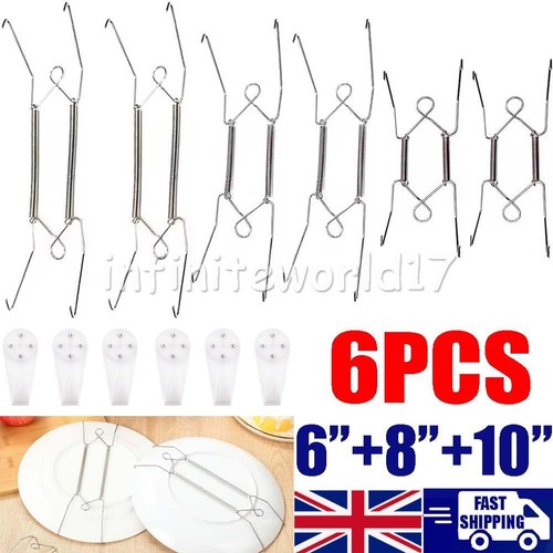 6pcs wire plate - 6pcs, hangers