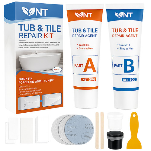 Tub tile repair - tile, bath