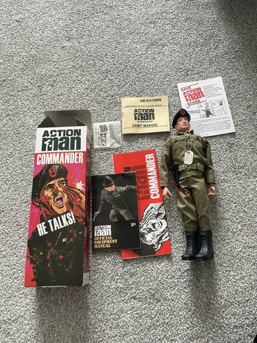 Vintage action man 40th - action, black