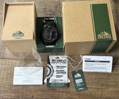 Casio protrek prw - protrek, prw-3100y-1bdr