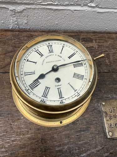 Old brass cased - brass, ships