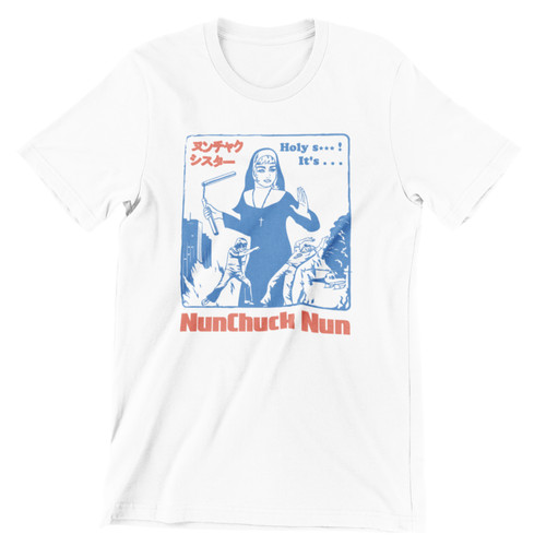 Nunchuck nun shirt - nun, t-shirt