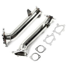 Stainless Steel Downpipe 3 11/32in 3.35 " Y-Pipe For Nissan Gt-R 3.8 V6 BITUBO