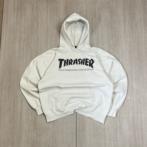 Thrasher men white - white, hoodie