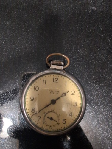 Vintage westclox scotty pocket - vintage,