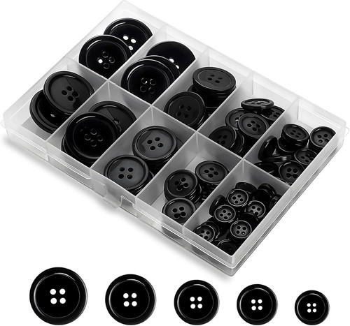 100 pcs black mixed - black, 5