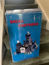 Vintage TV230 Skull Fortress Wood Castle/ With Box - incomplete