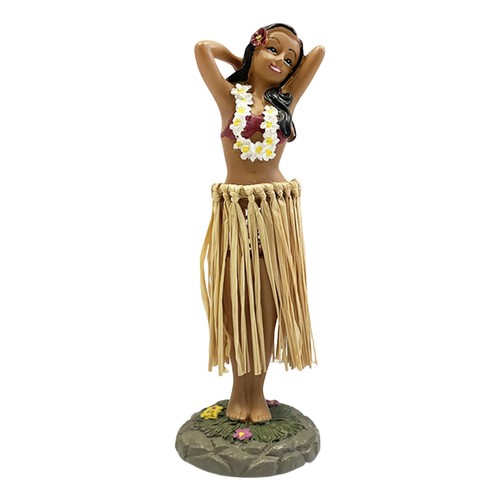 Hawaiian dancer car - car, dashboard
