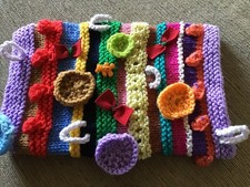 HAND KNITTED SENSORY TWIDDLE