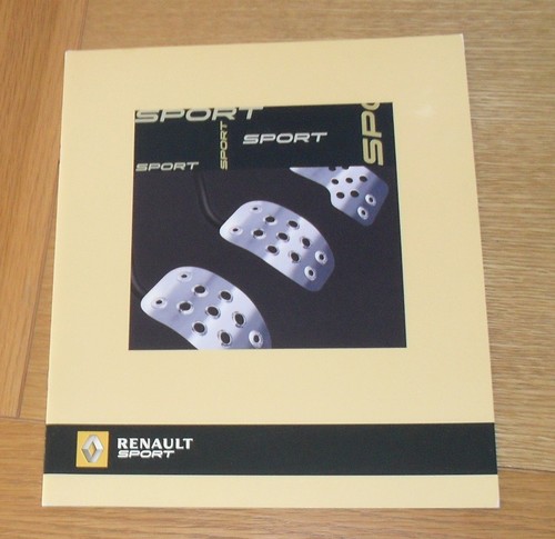 Renault sport brochure - renault,