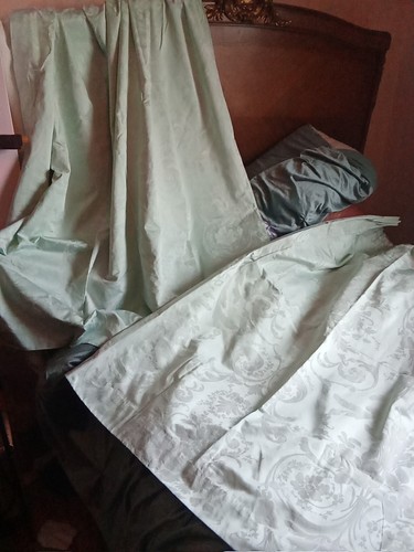 Dorma luxury damask - damask, curtains