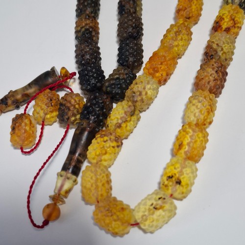 Amber prayer beads - prayer,