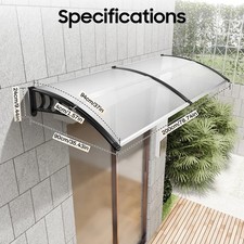 Door Canopy Awning Shelter