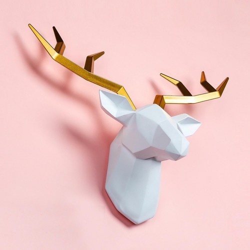 Deer head wall decor - head,