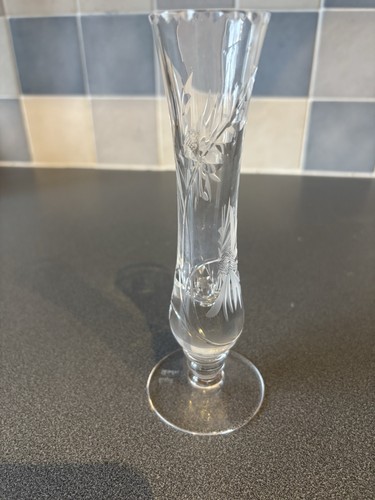 Royal brierley stem vase cut - brierley,