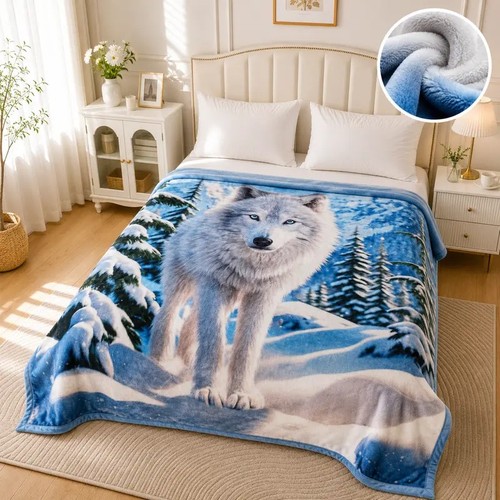 Animal mink throw - throw, blanket