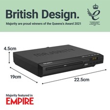 DVD Player, CD Player, also suitable for US DVDs, HDMI, Majority DVD, LIKE NEW