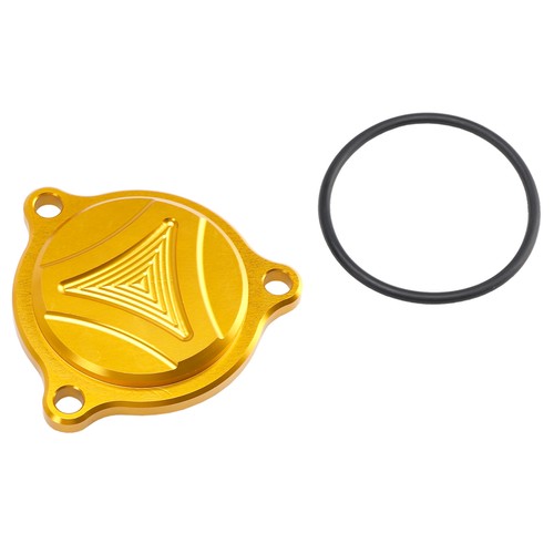 Engine oil filter cover gold - filter,