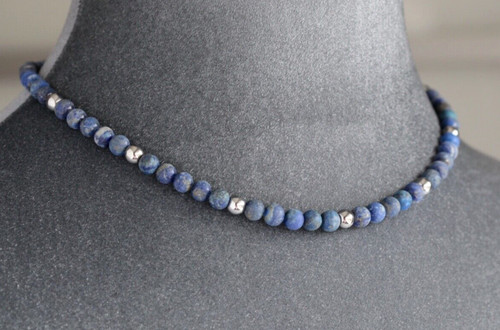 Matte lapis lazuli hematite - lazuli, &