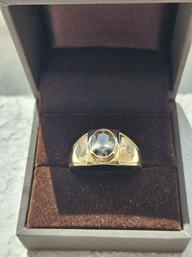 Genuine zultanite and diamond - zultanite,