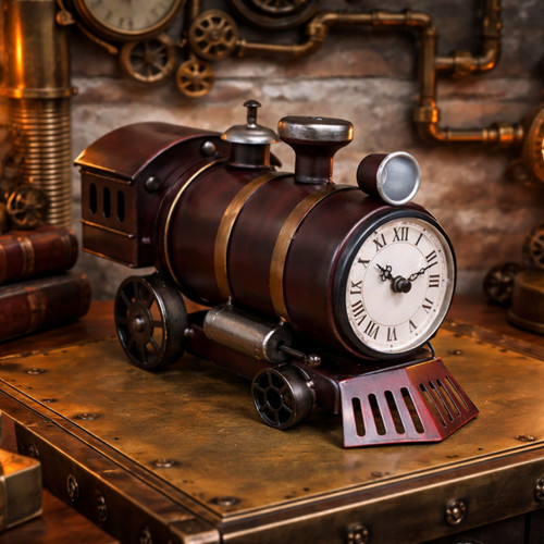 Train clock free - clock, standing