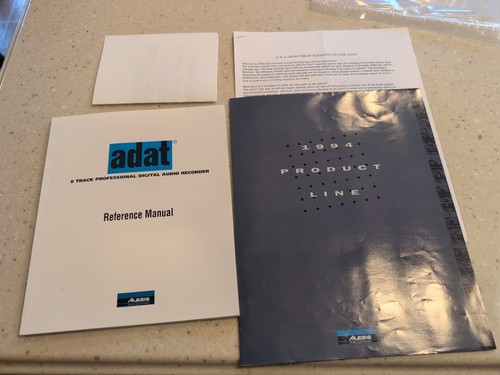 Alesis adat manual original - manual,