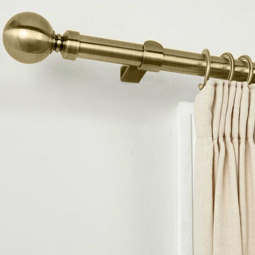 Metal curtain pole - pole, extendable