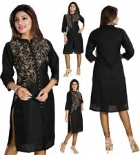 Women Ethnic Long Black Raw