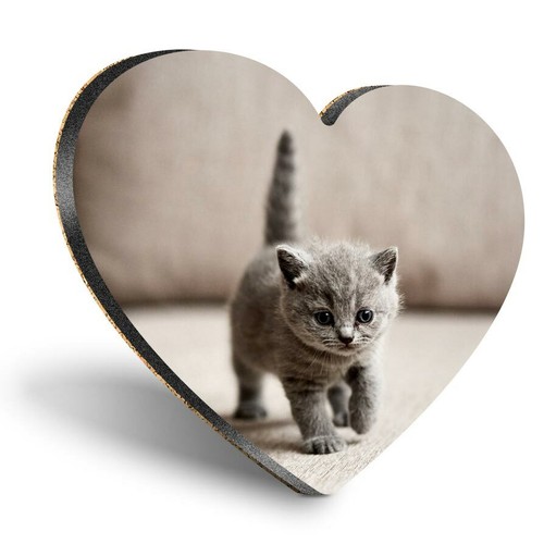 Heart mdf coasters british - heart,